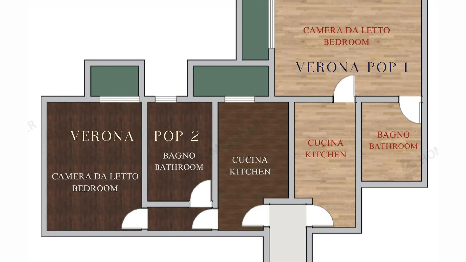Διαμέρισμα Verona Pop Duplex